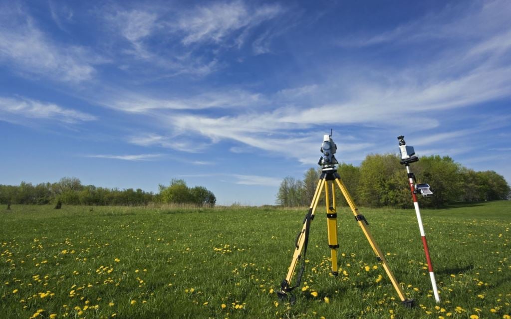 Medición topográfica de fincas